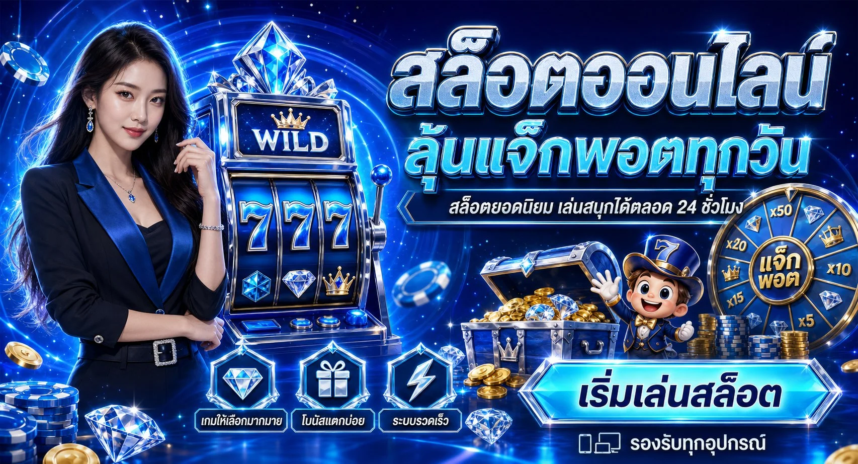 เกมสล็อตยอดนิยมบน NEMOSLOT ค่าย PG Soft JILI Pragmatic Play